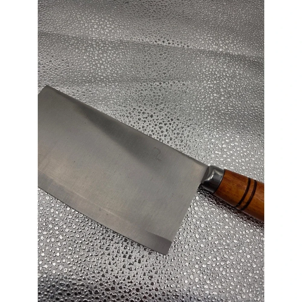 JR 20504 Stainless Steel Meat‎ Cleaver Butcher Knife Wooden Handle 12 Inch O2